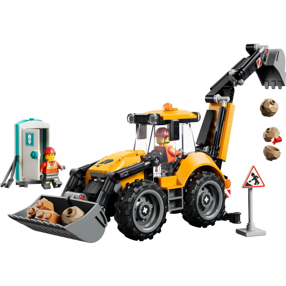 LEGO 60480 City Great Vehicles Gele Graaflaadmachine 2