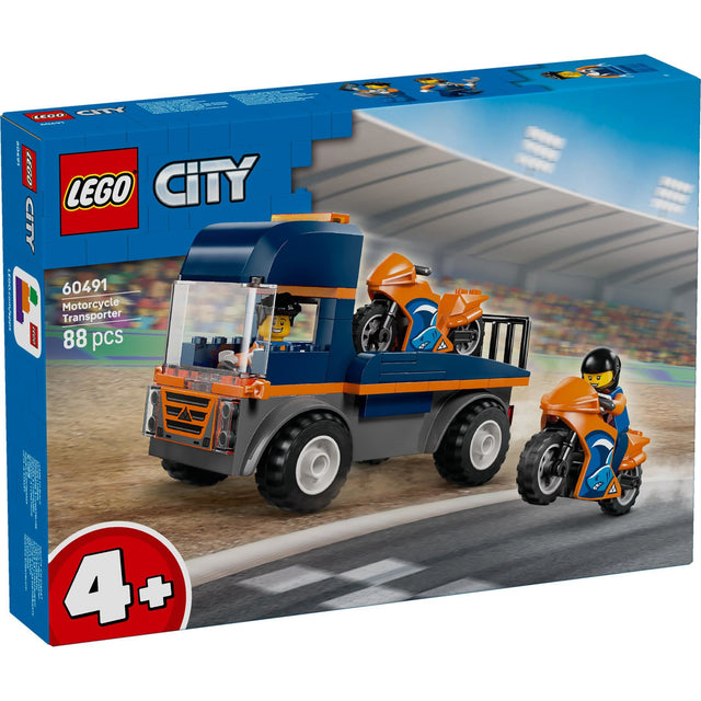 LEGO City Great Vehicles 60491 Transportwagen Voor Motoren