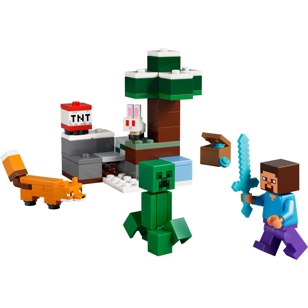 LEGO 21583 Minecraft Steve's Taiga Avontuur 2