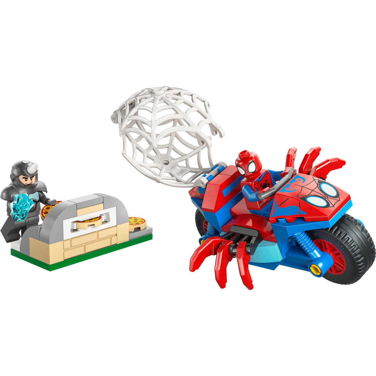LEGO 11206 Spiderman Spidey Op Zijn Motor Vs. Rhino 2