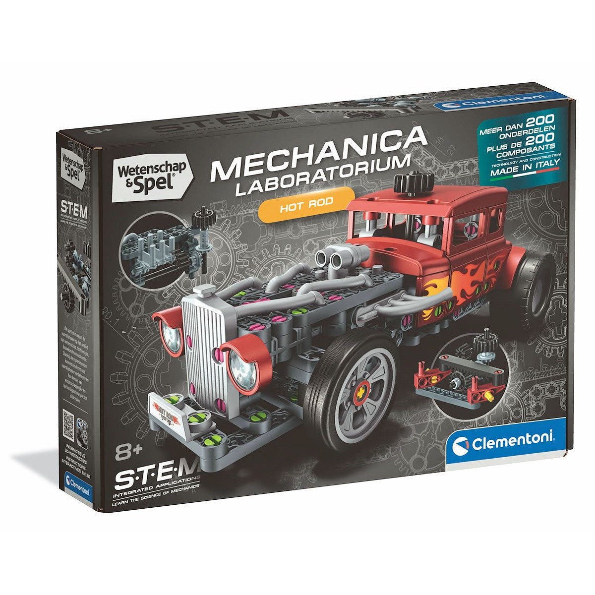 Clementoni Mechanica Vuur Hot Rod Bouwset