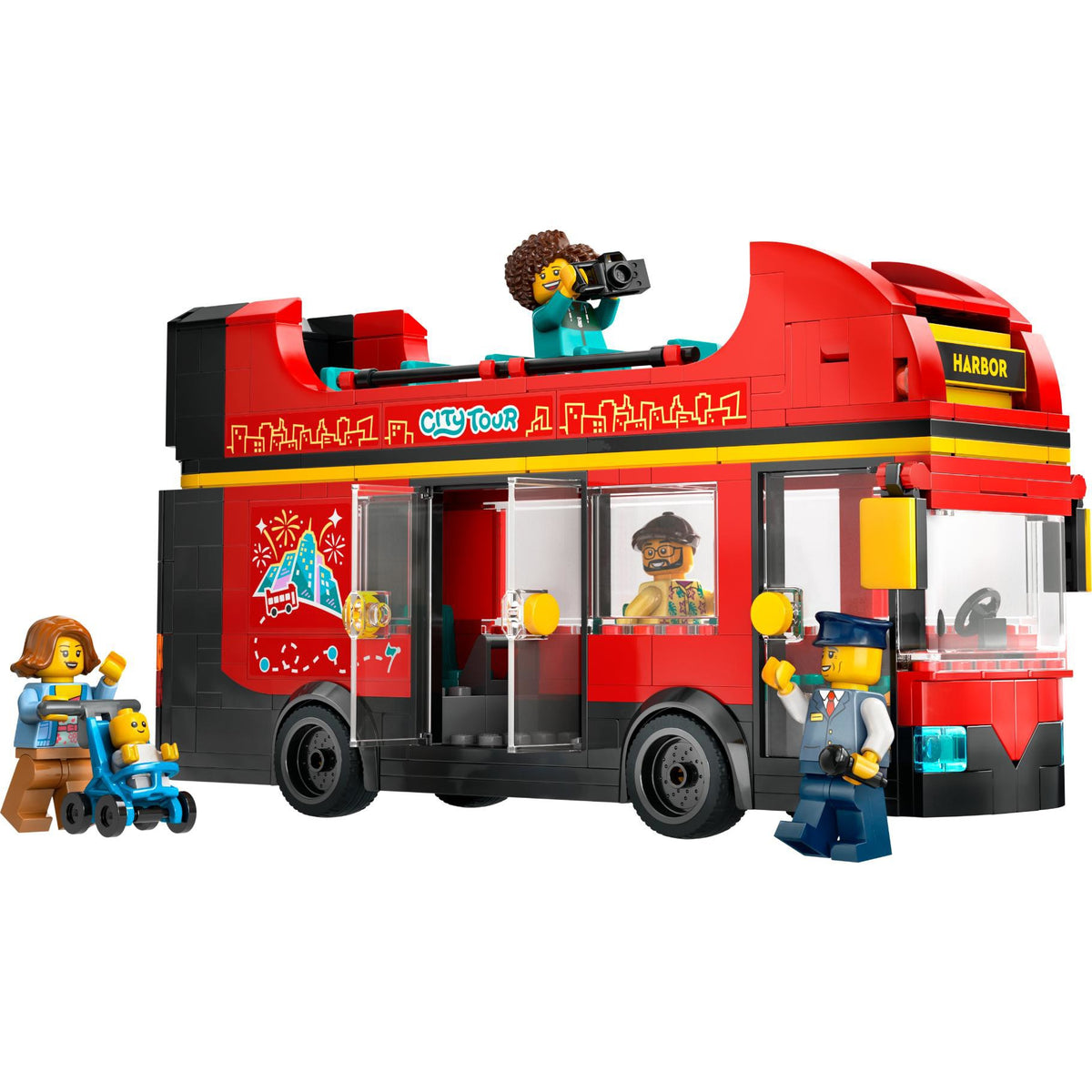 LEGO 60407 City Great Vehicles Toeristische Rode Dubbeldekker 2