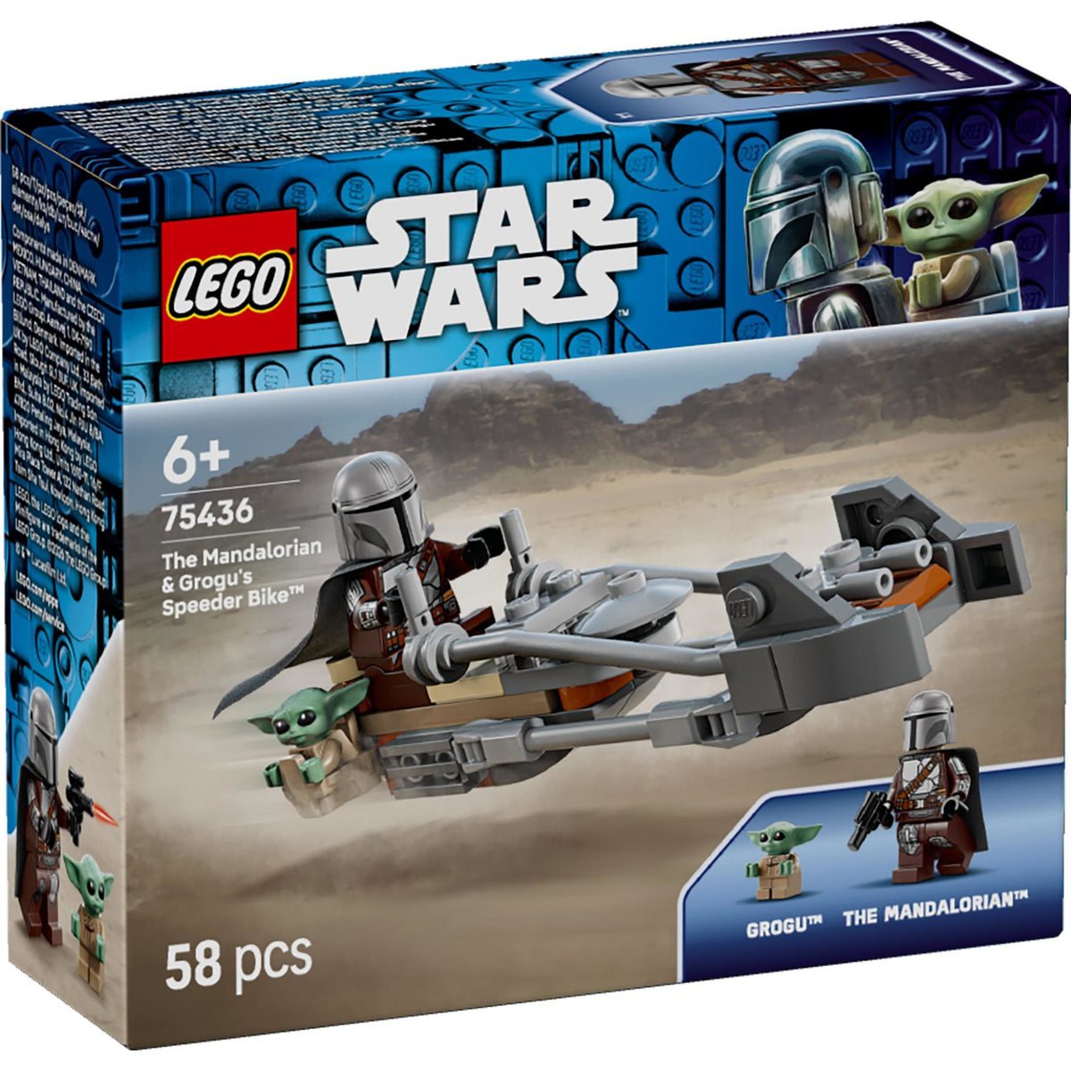 LEGO Star Wars Tm 75436 De Mandalorian En Grogu's Speederbike