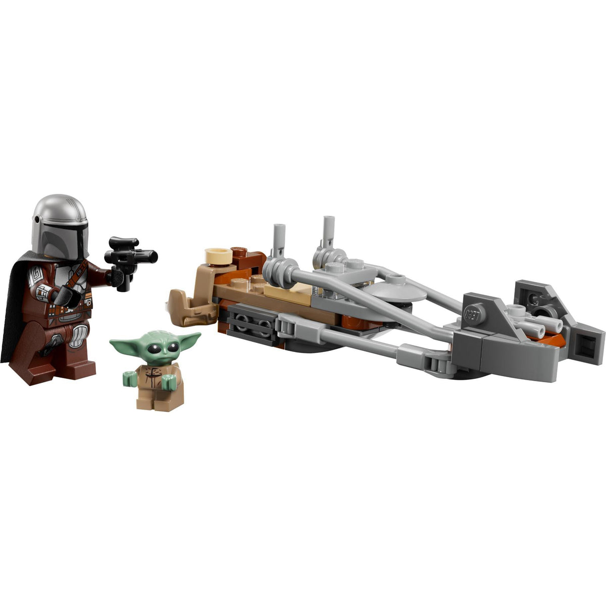 LEGO Star Wars Tm 75436 De Mandalorian En Grogu's Speederbike 2