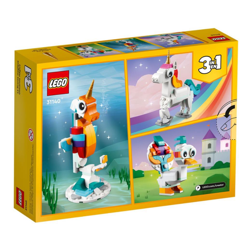 LEGO 31140 CREATOR MAGISCHE EENHOORN 3