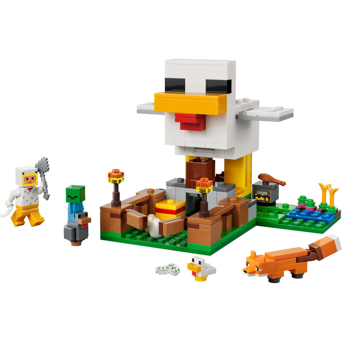LEGO 21585 Minecraft Kippenboerderij 2