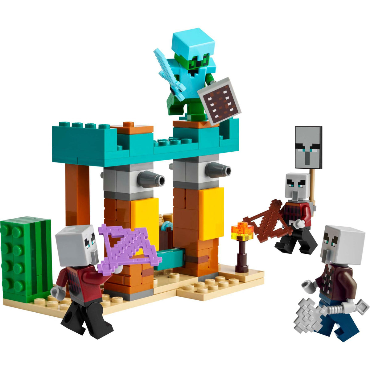 LEGO 21267 Minecraft De Illagers in de woestijn 2