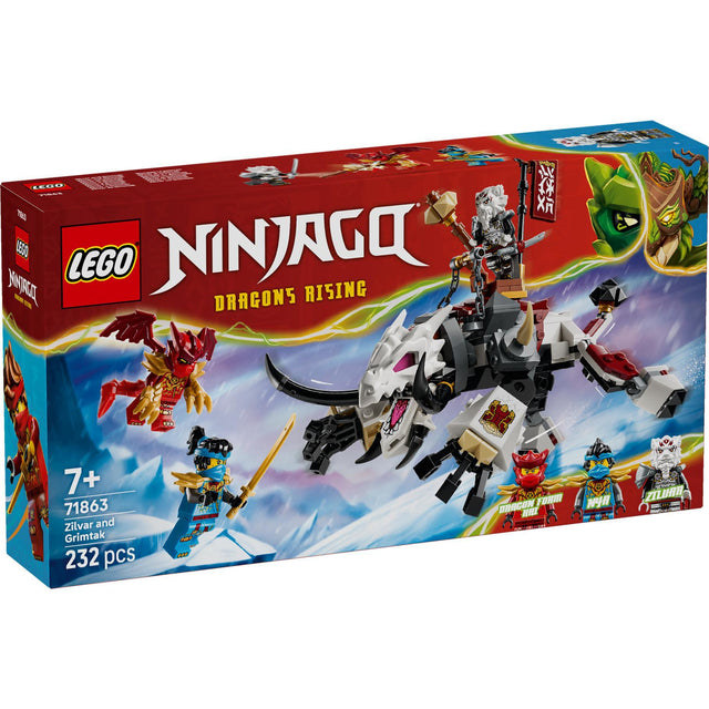 LEGO 71863 Ninjago Zilvar En Grimtak Het Drakenbeest