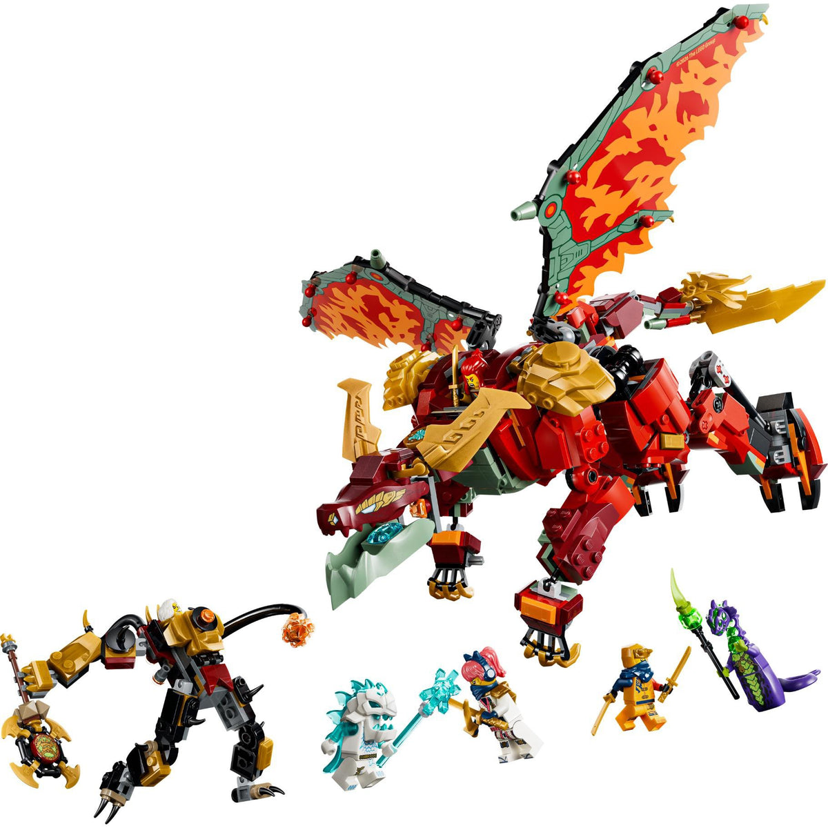LEGO 71868 Ninjago Wyldfyre's Transformerende Drakenmecha 2