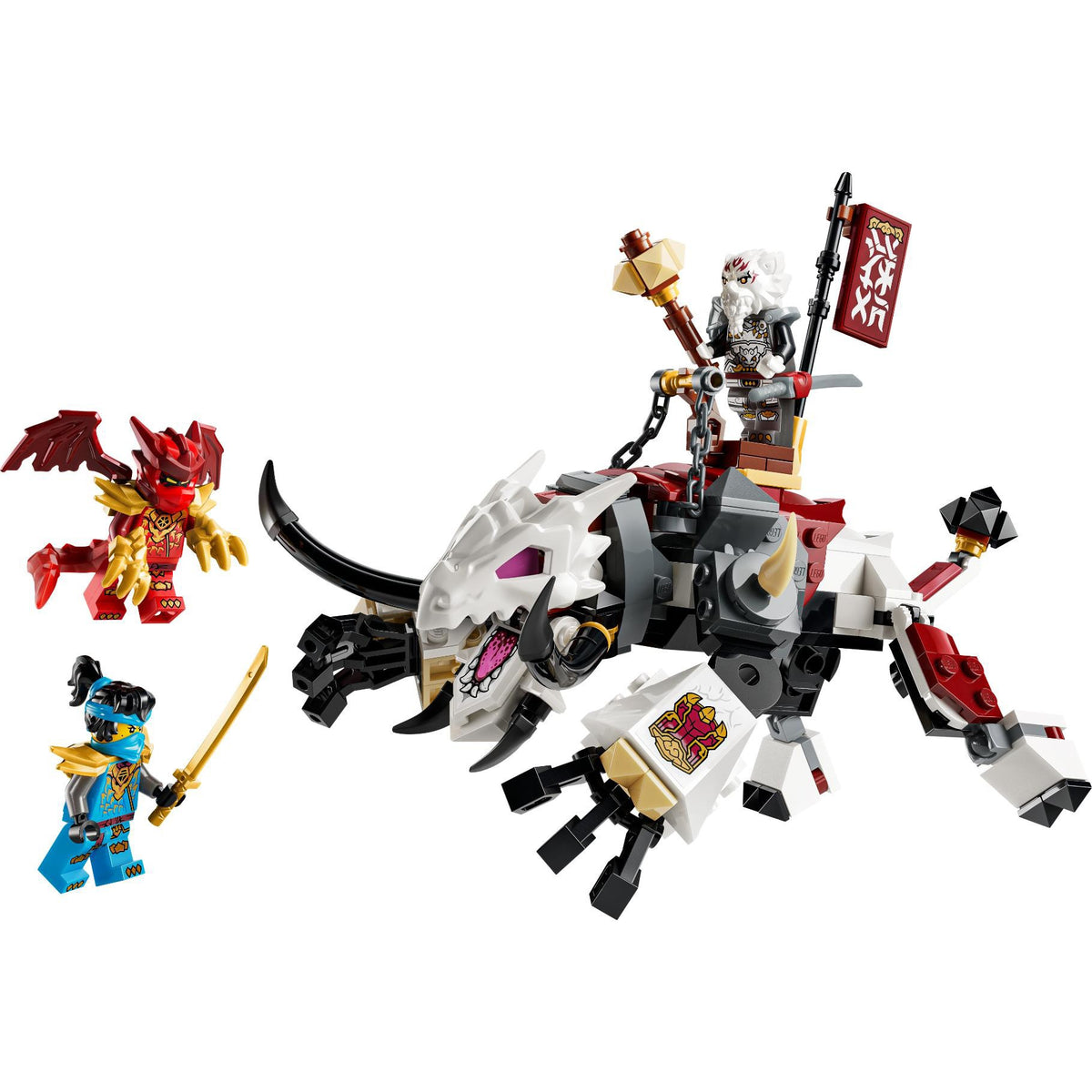 LEGO 71863 Ninjago Zilvar En Grimtak Het Drakenbeest 2