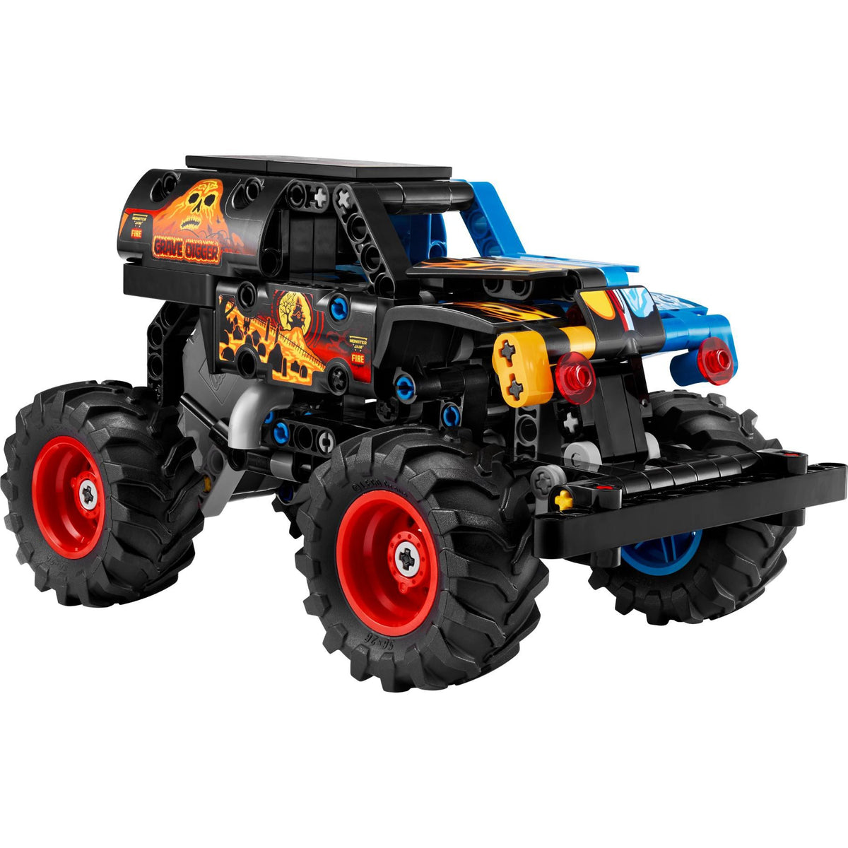 LEGO Technic 42219 Monster Jam Grave Digger Vuur En Ijs 2