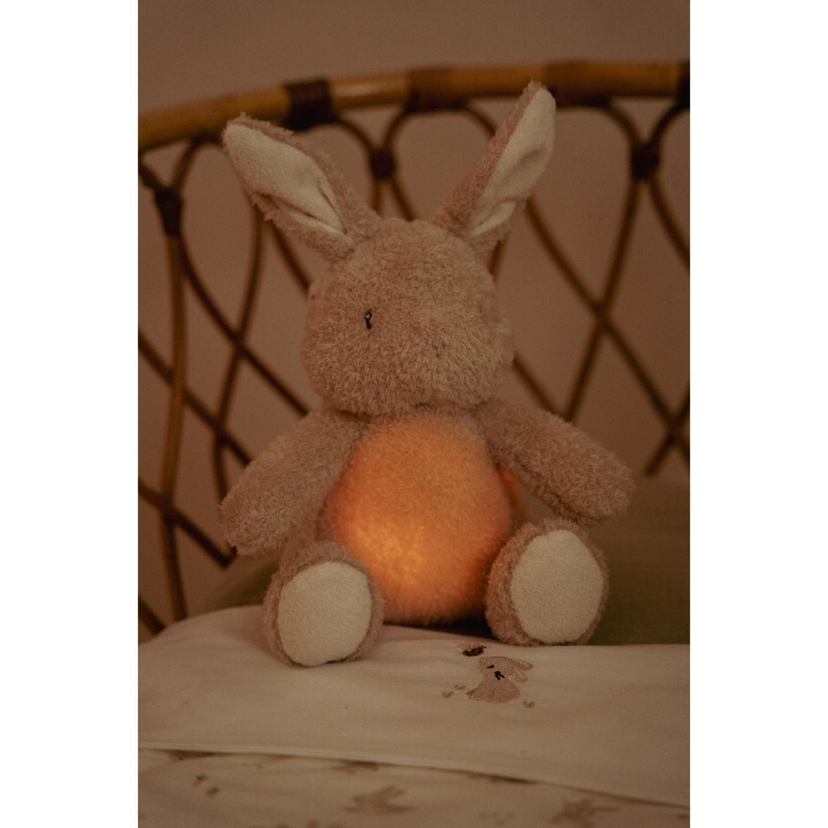 Little Dutch knuffelkonijn licht & geluid 3