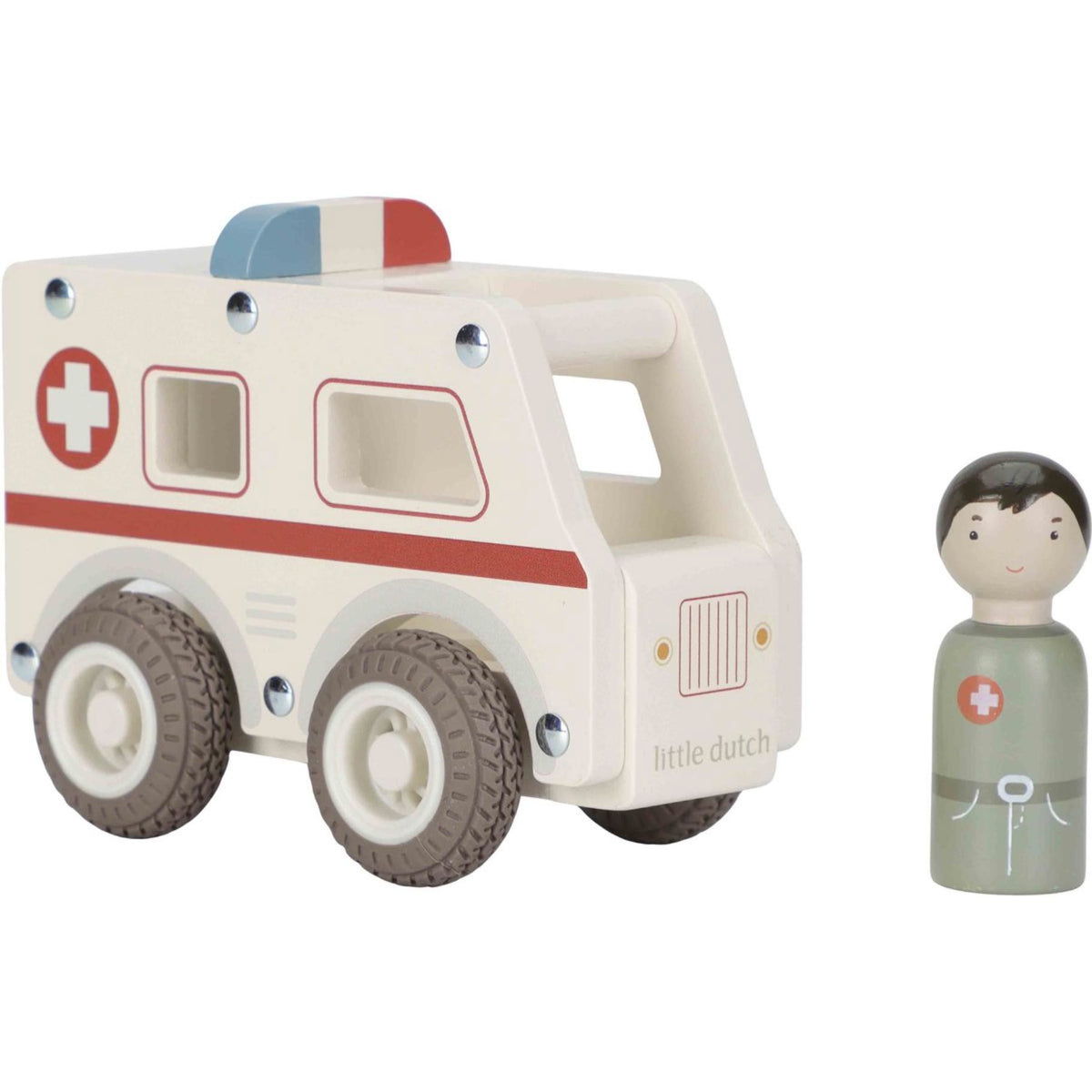 Little Dutch ambulance met pegdoll fsc