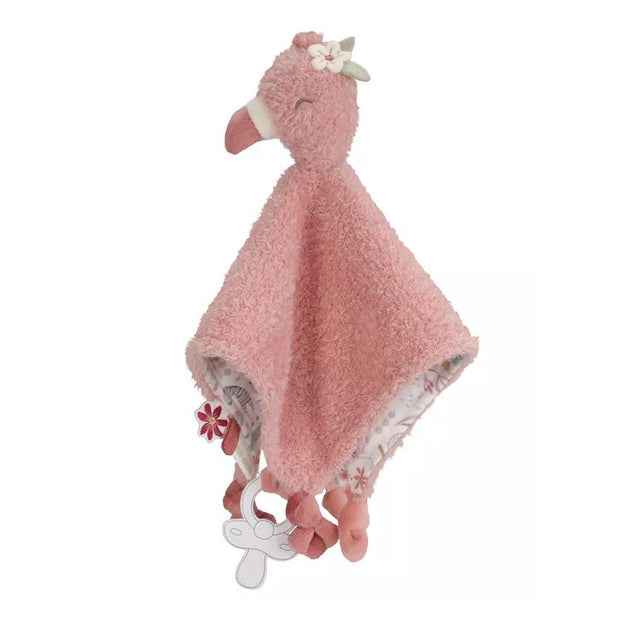 Little Dutch KnuffeLDoekje Flamingo Safari Friends