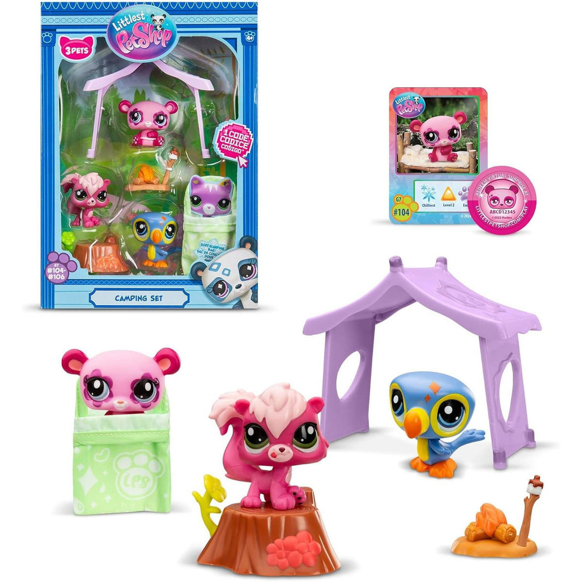 Littlest pet shop playset camping 3-pack 2