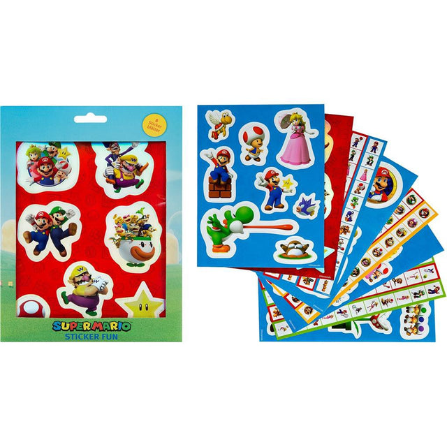 SUPER MARIO STICKERSET 5STUKS