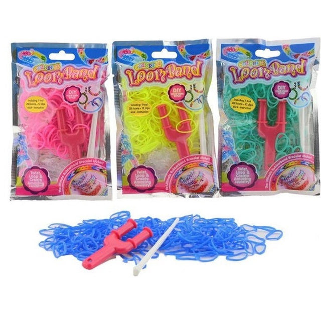 Loom Knoop je eigen armband (200 ringen) met Y-tool assorti