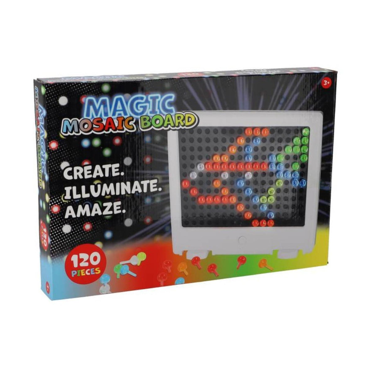 Magisch Led mozaiek bord 120 stuks 25x3,5x24cm