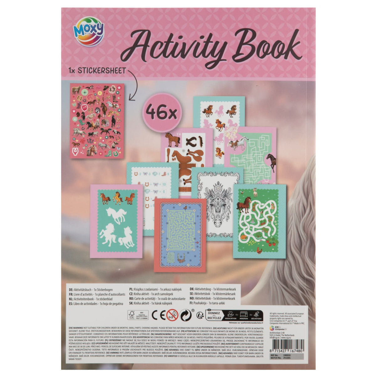 Activiteiten boek A4 Horse collection 24 pagina's 2