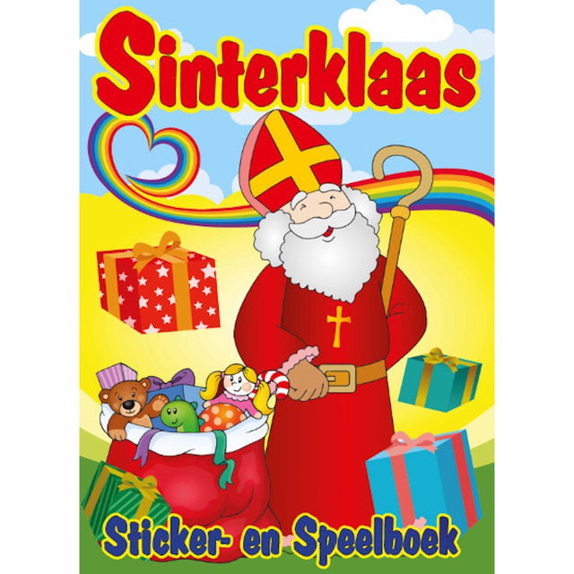 Sinterklaas kleurboek met stickers