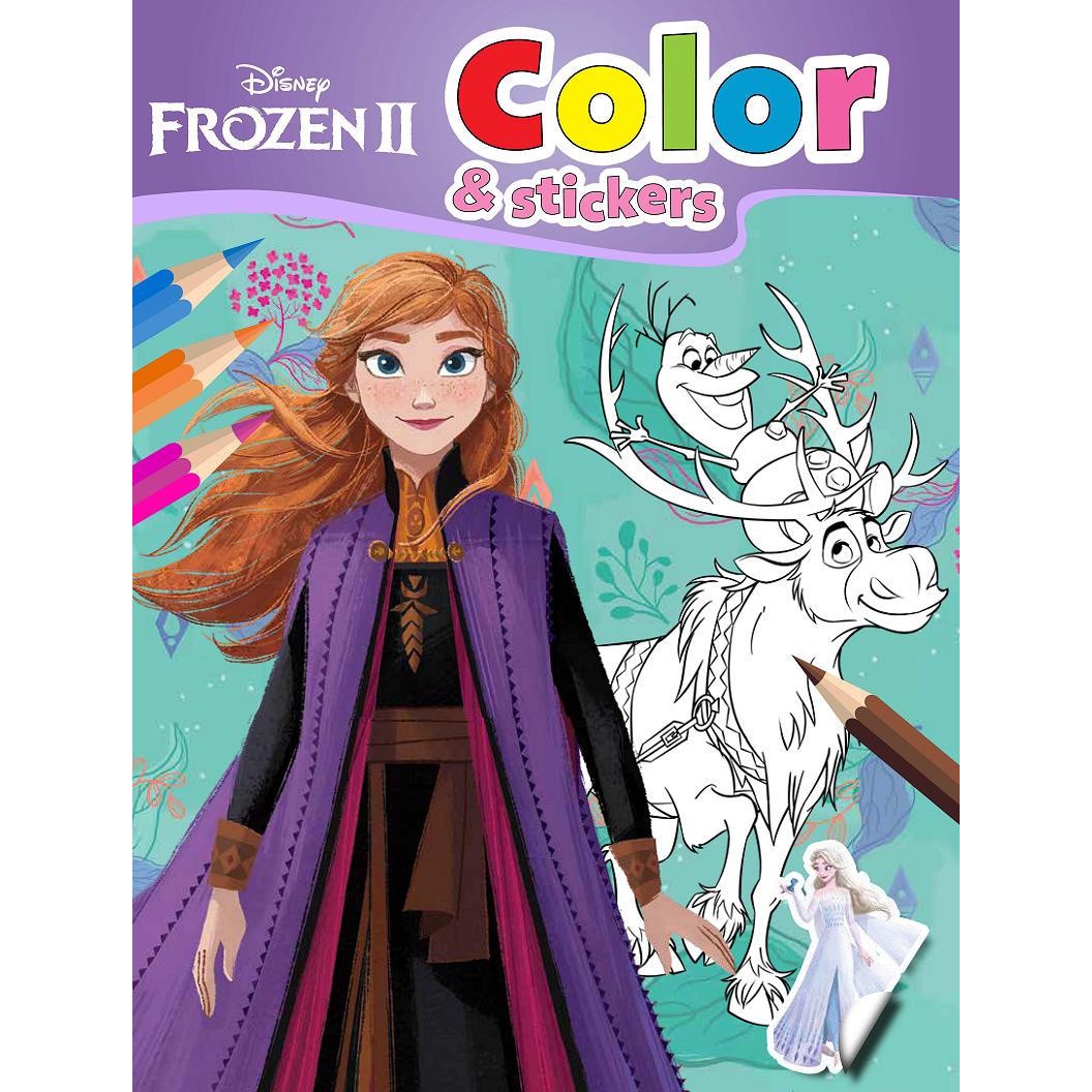 KLEURBOEK COLOR  MET STICKERS  Frozen 2