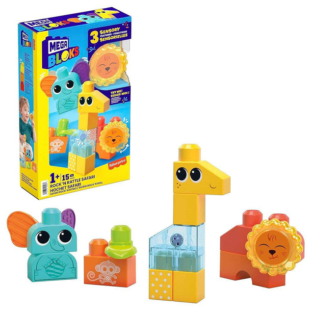 Fisher price bloks n rattle safari