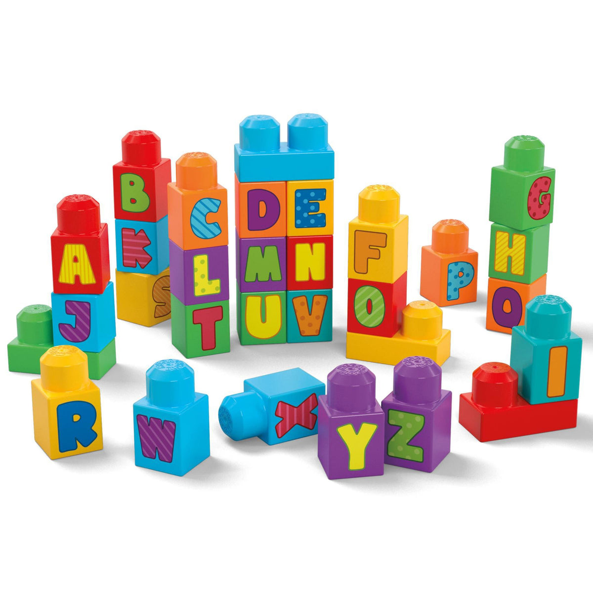 MEGA BLOKS ABC BLOKKENTAS 30 STUKS 2