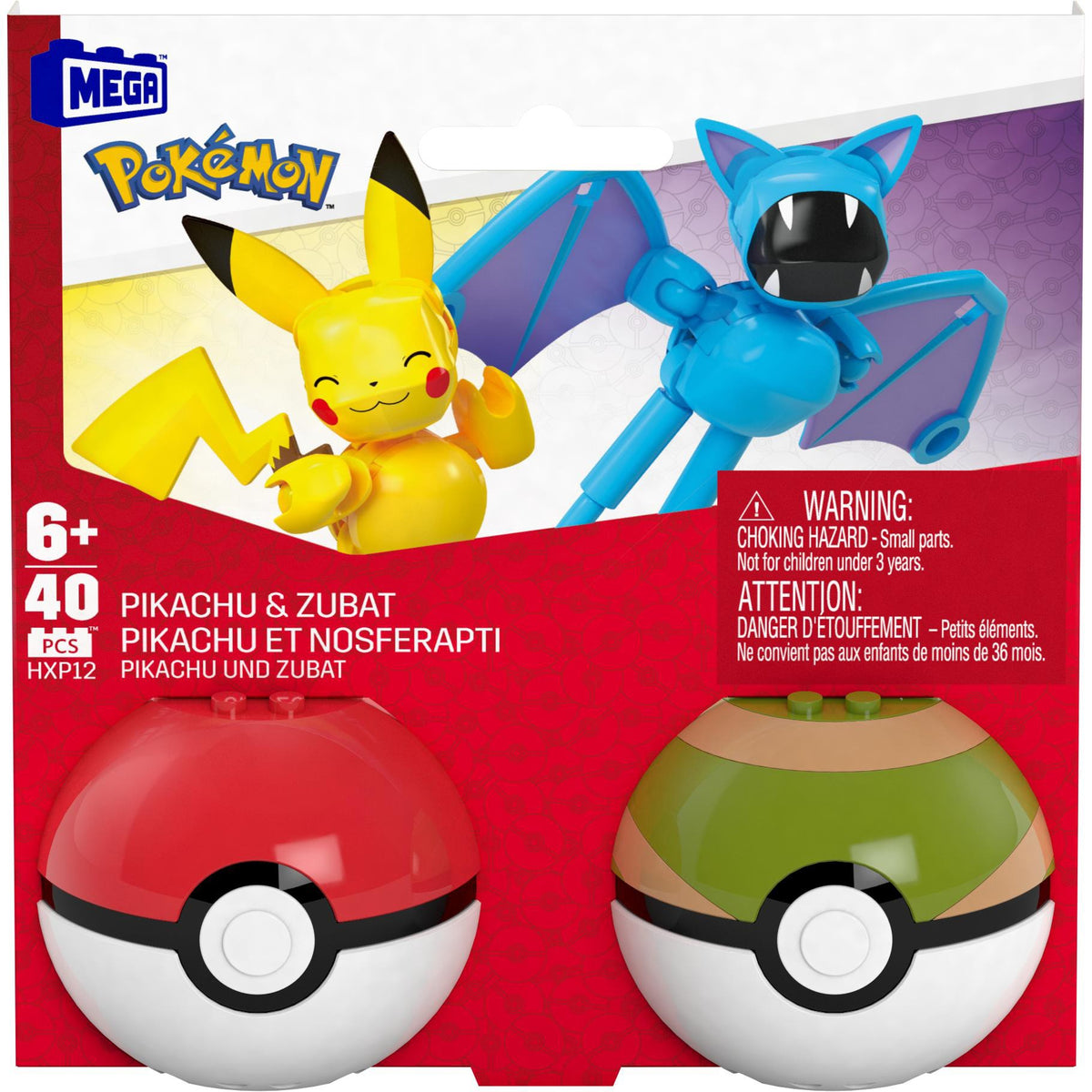 Pokemon mega bloks pokebal Assortie 5
