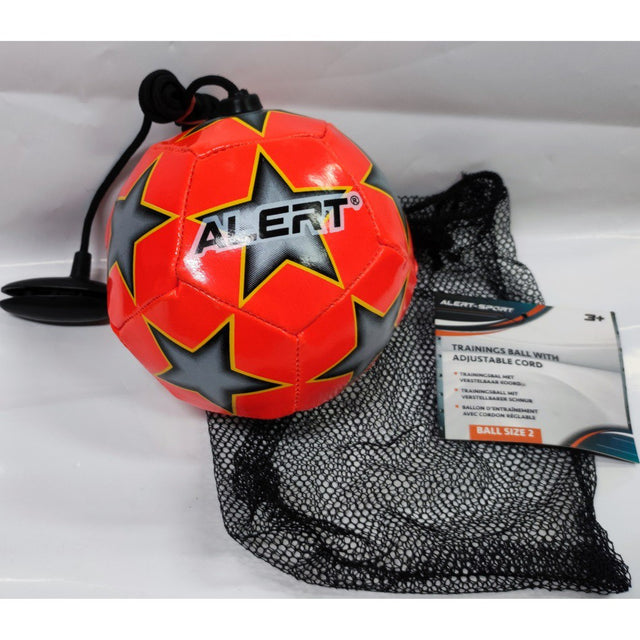 TRAININGSBAL MET VERSTELBAAR KOORD MAAT 2 ORANJE
