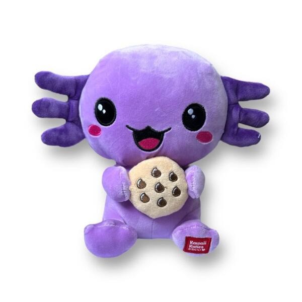 Kawaii Kuties Pluche Snaxolotl 33cm  paars