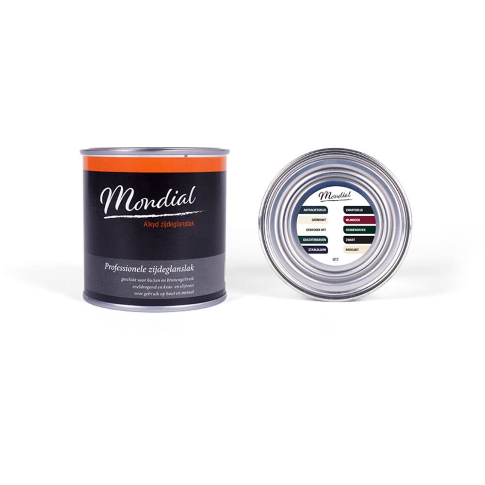 Mondial zijdeglans RAL9016 Wit (alkyd) 250ml