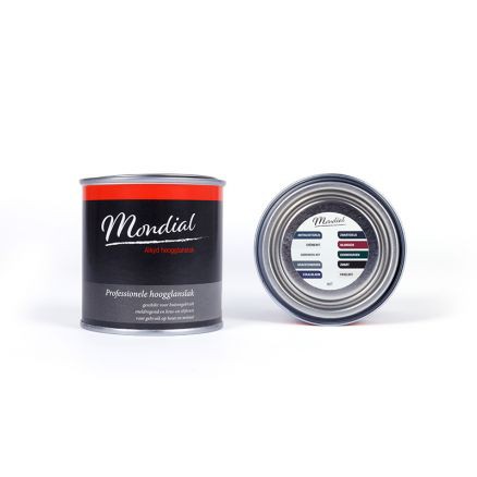 Mondial Hoogglans RAL9016 Wit (alkyd) 250ml
