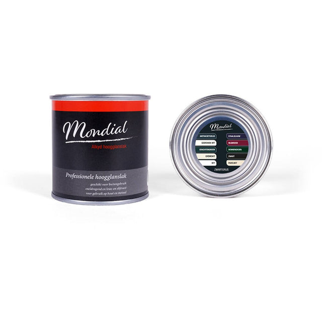 Mondial Hoogglans Ral7021 Zwart Grijs (Alkyd) 250ml