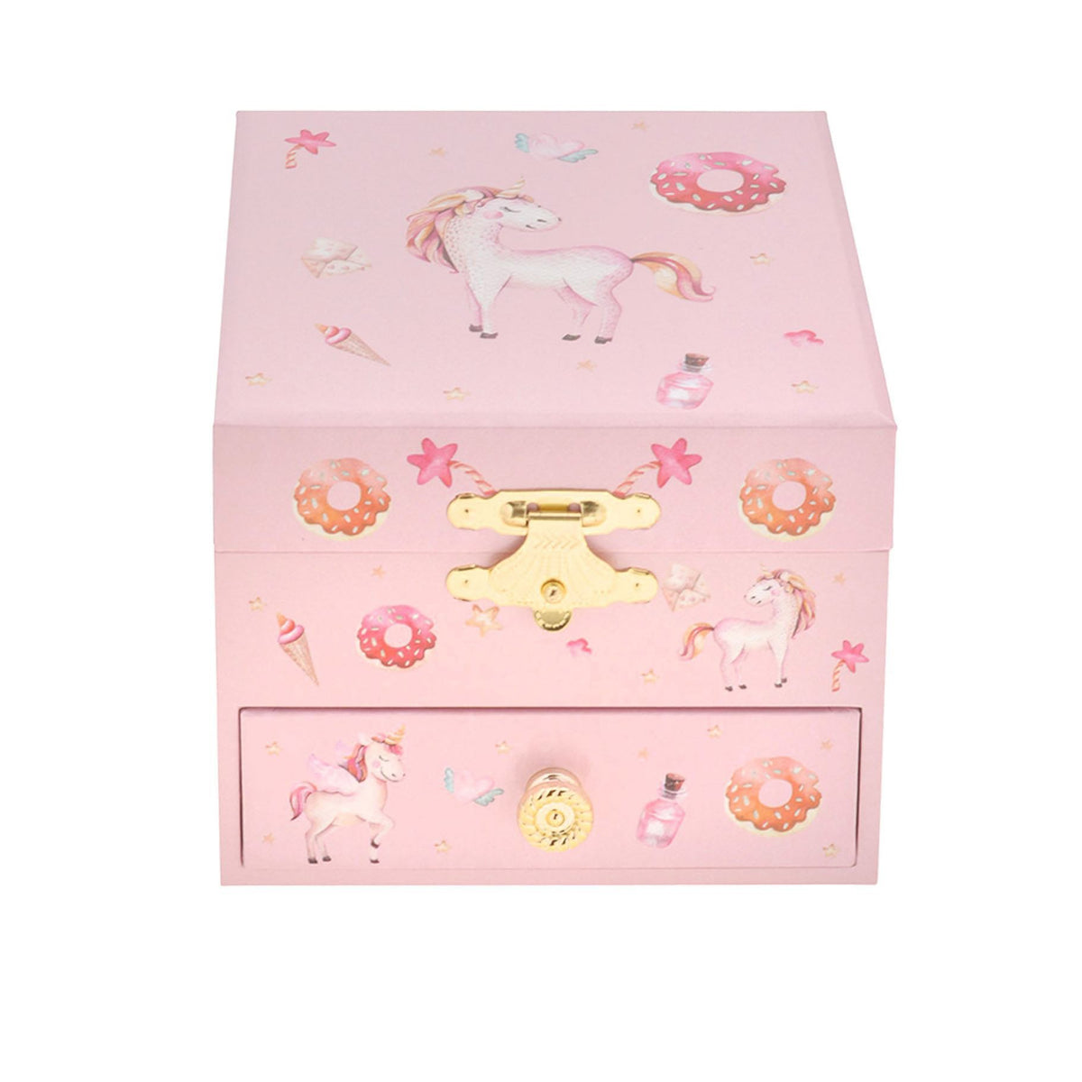 Muziekdoosje Unicorn met lade 2