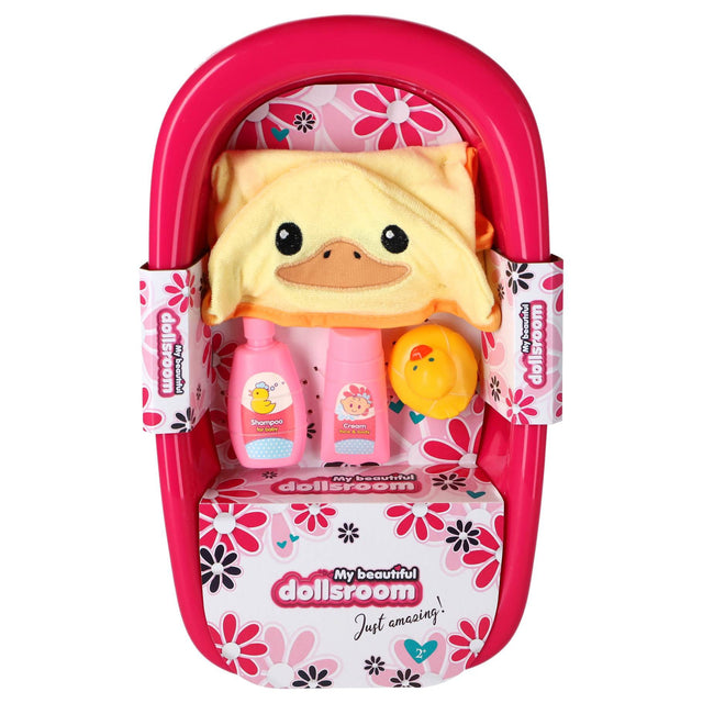 My Beautiful Dollsroom poppenbad met 5 accessoires
