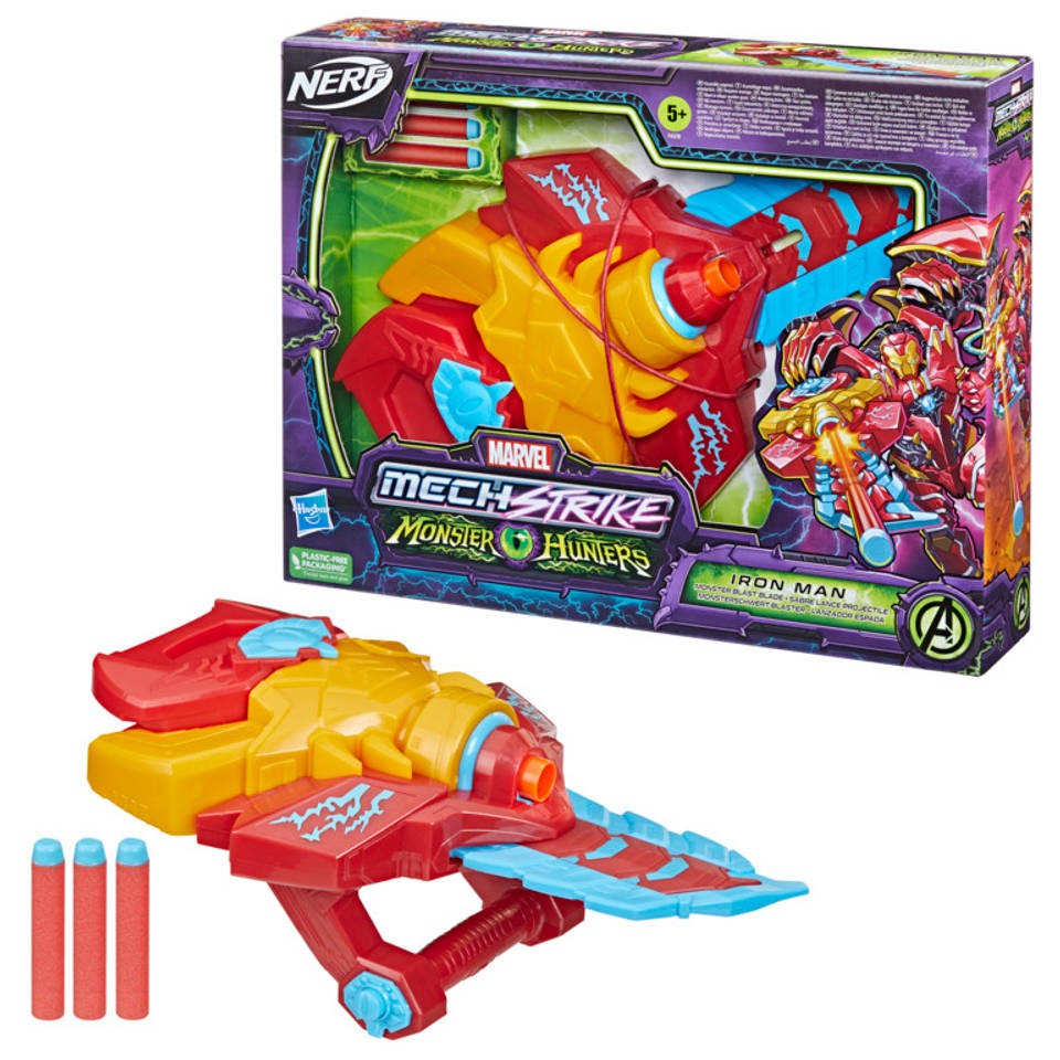 Nerf Marvel Mech Strike Monster Hunters Iron Man