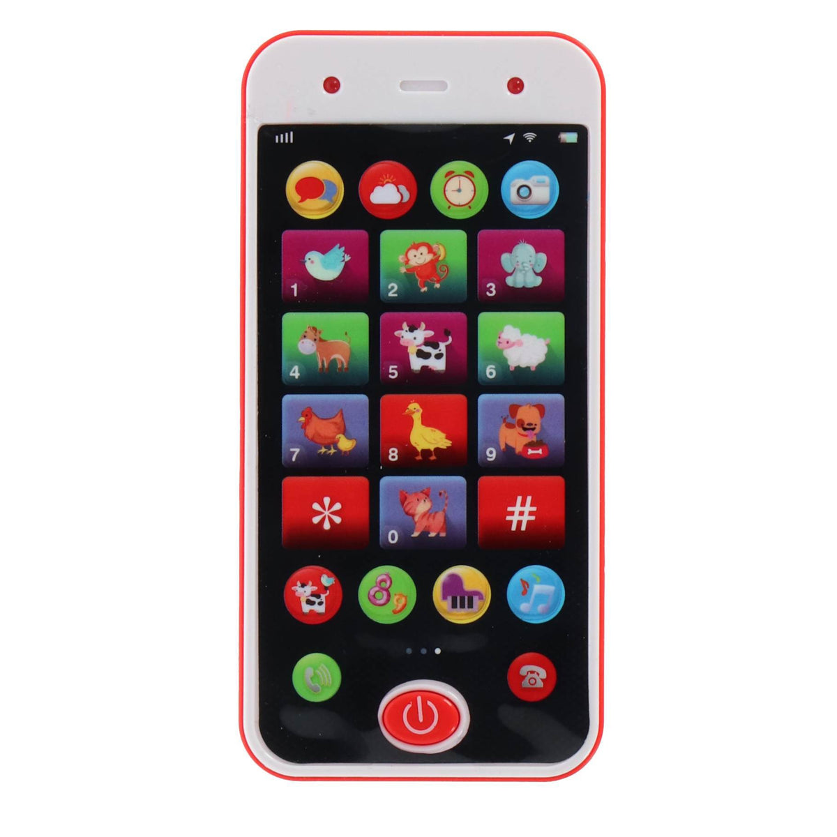 Mobiele telefoon met licht en geluid 2