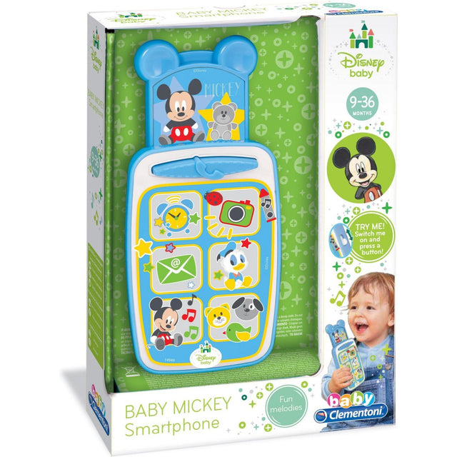 Clementoni baby telefoon Mickey Blauw