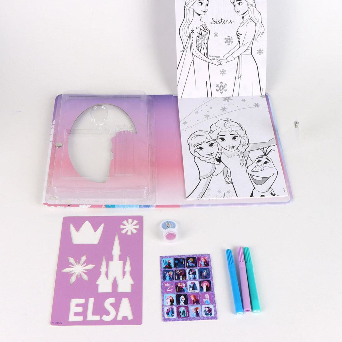 Disney Frozen notitieboek set met accessoires 2