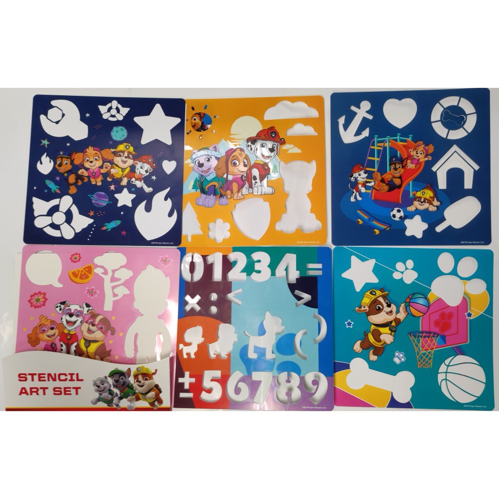 PAW PATROL SJABLONENSET