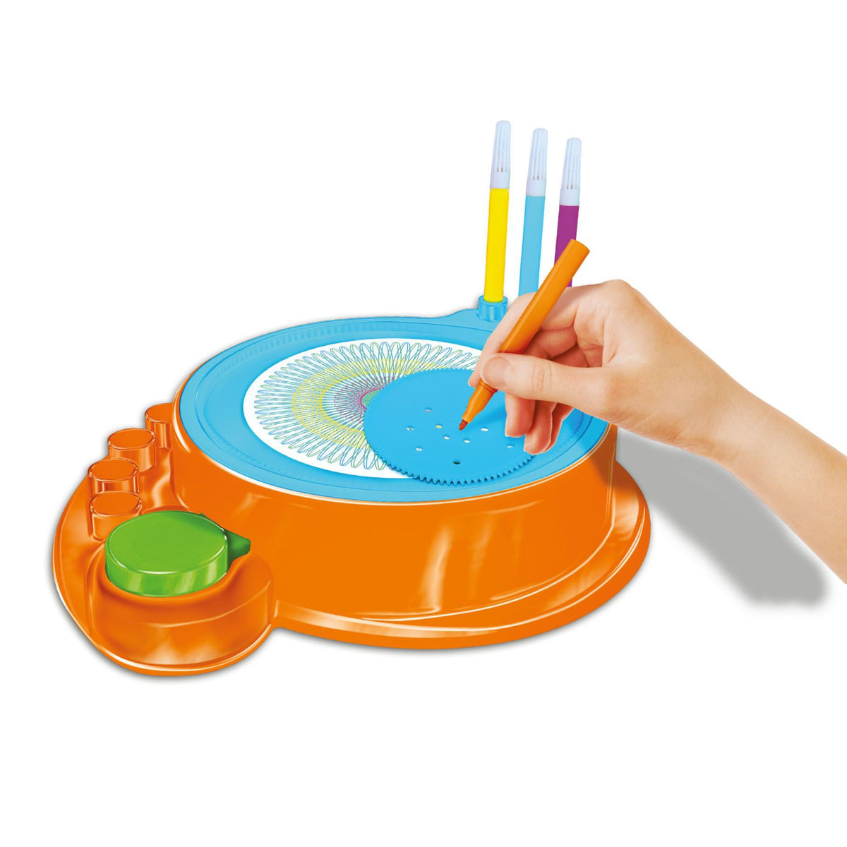 Creafun Spin'n spiro 2 in 1 verf/kleur set 2