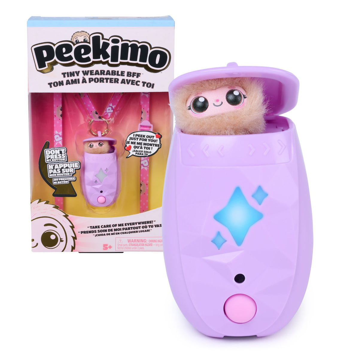 Peekimo - Interactief Elektronisch Huisdier in Paars