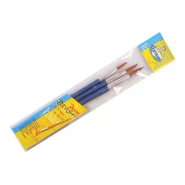 penselenset ronde 3delig