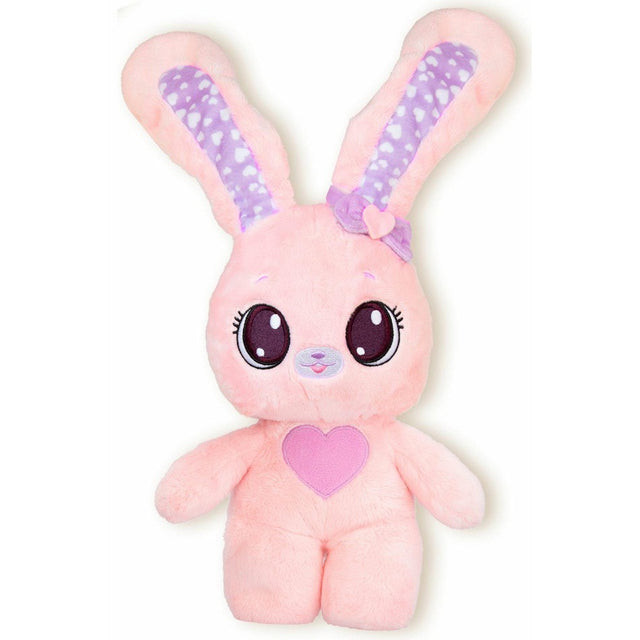 PeekaPets bunny kiekeboe knuffel rose