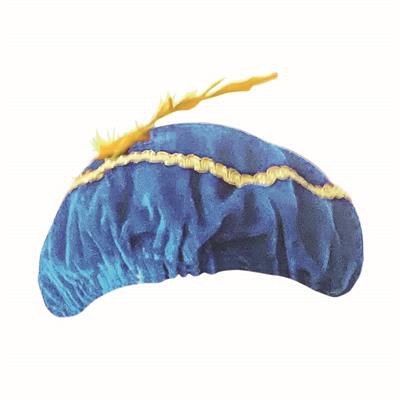 PIETEN BARET BLAUW MET VEER