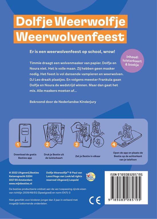 luisterkaart  Weerwolfje weerwovenfeest  incl. Bestie 2