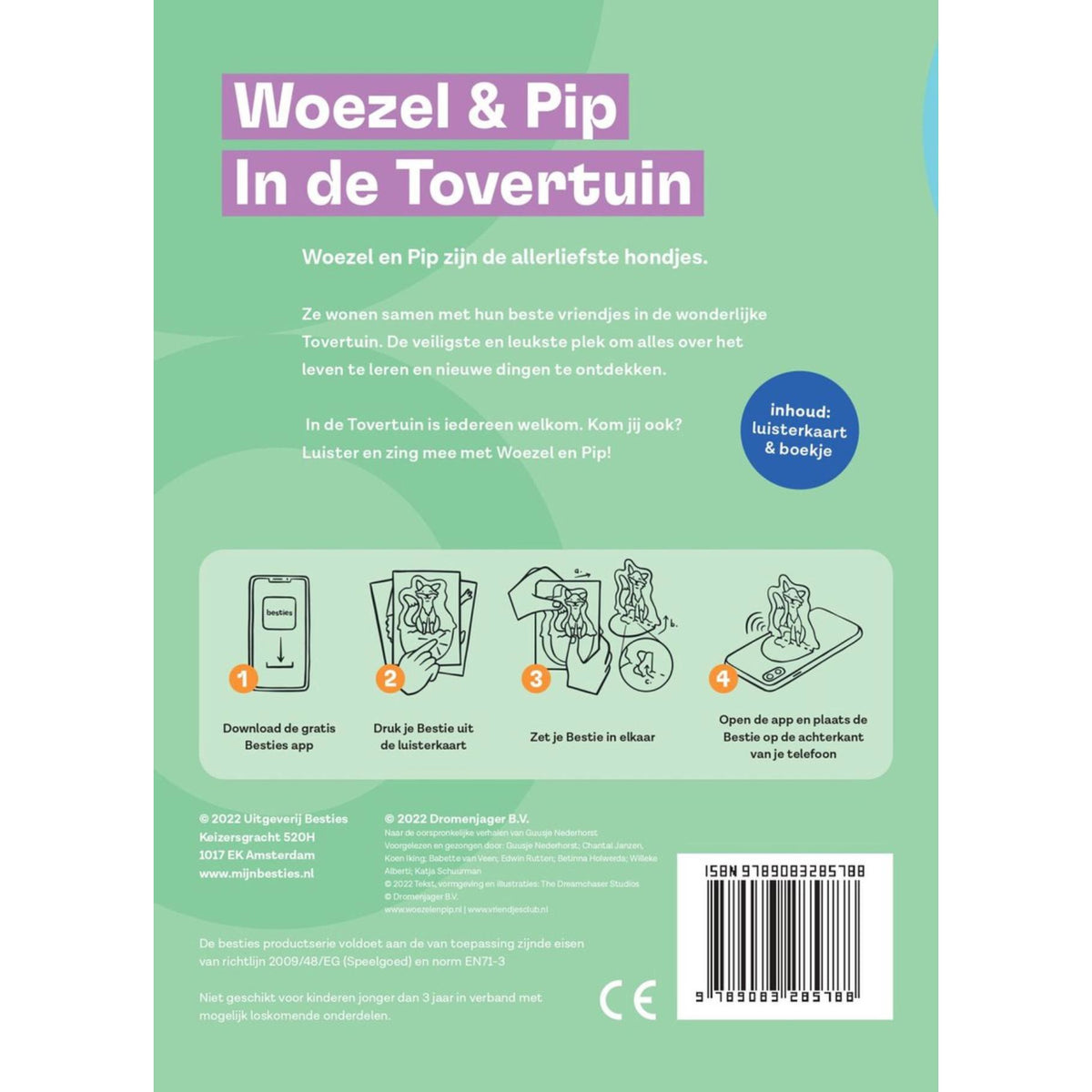 luisterkaart  & pip In de Tovertuin  incl. Bestie 2