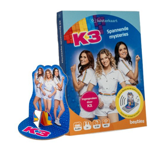 luisterkaart K3 Spannende Mysteries  incl. Bestie