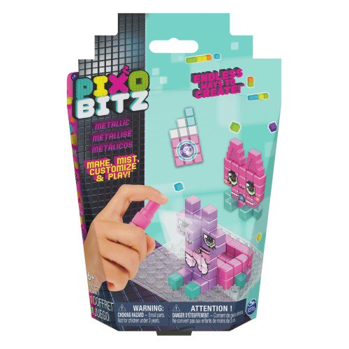 PIXOBITZ CLEAR SPARKLY FEATURE PACK 150 METALLI