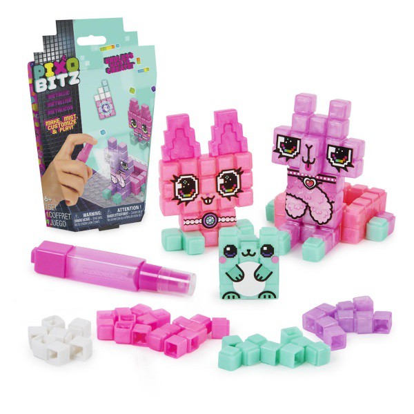PIXOBITZ CLEAR SPARKLY FEATURE PACK 150 METALLI 2